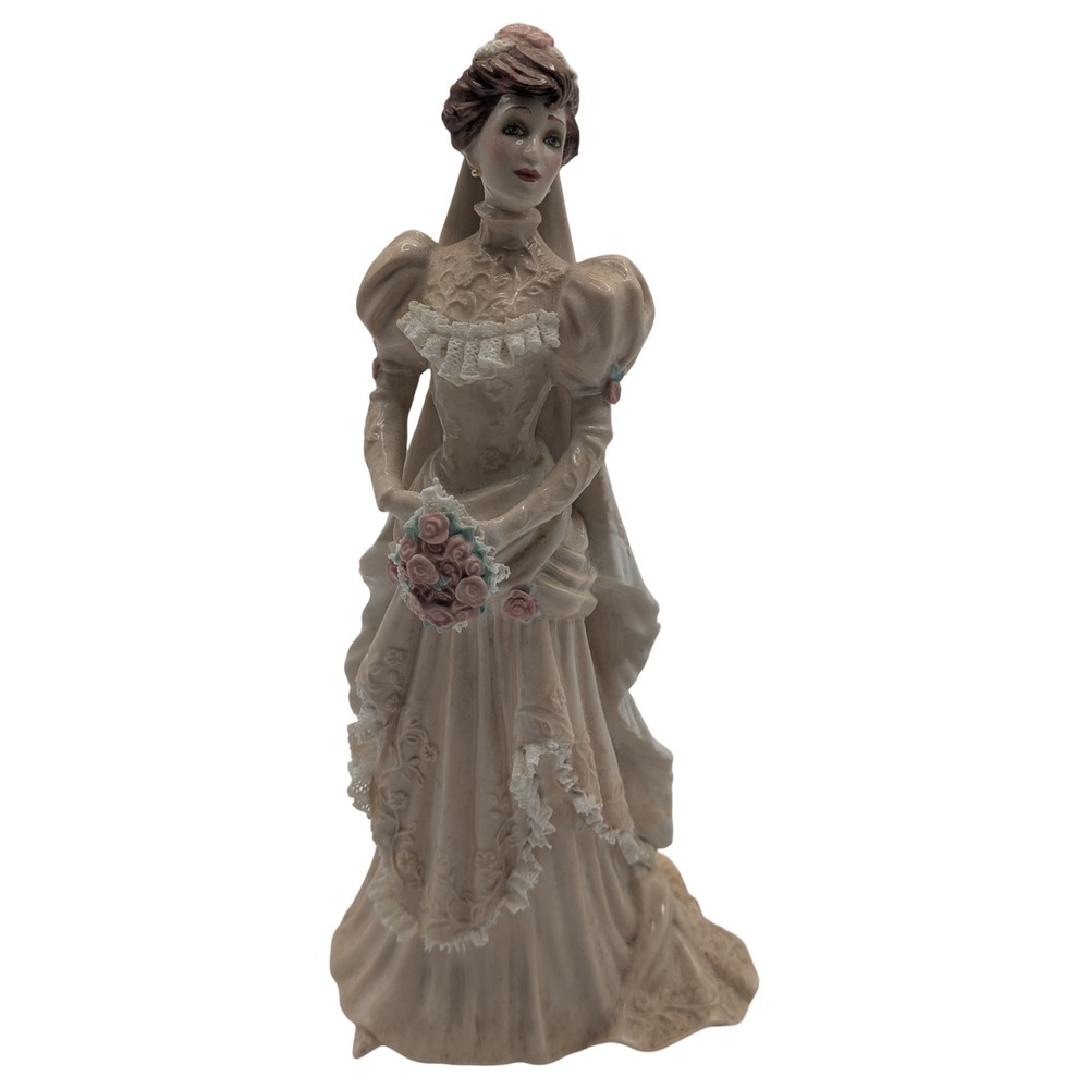 Franklin Mint Amelia The Gibson Girl Bride Porcelain Figurine Pauline Parsons